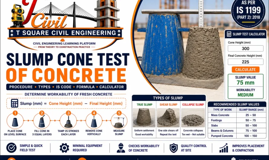 Slump Test of Concrete