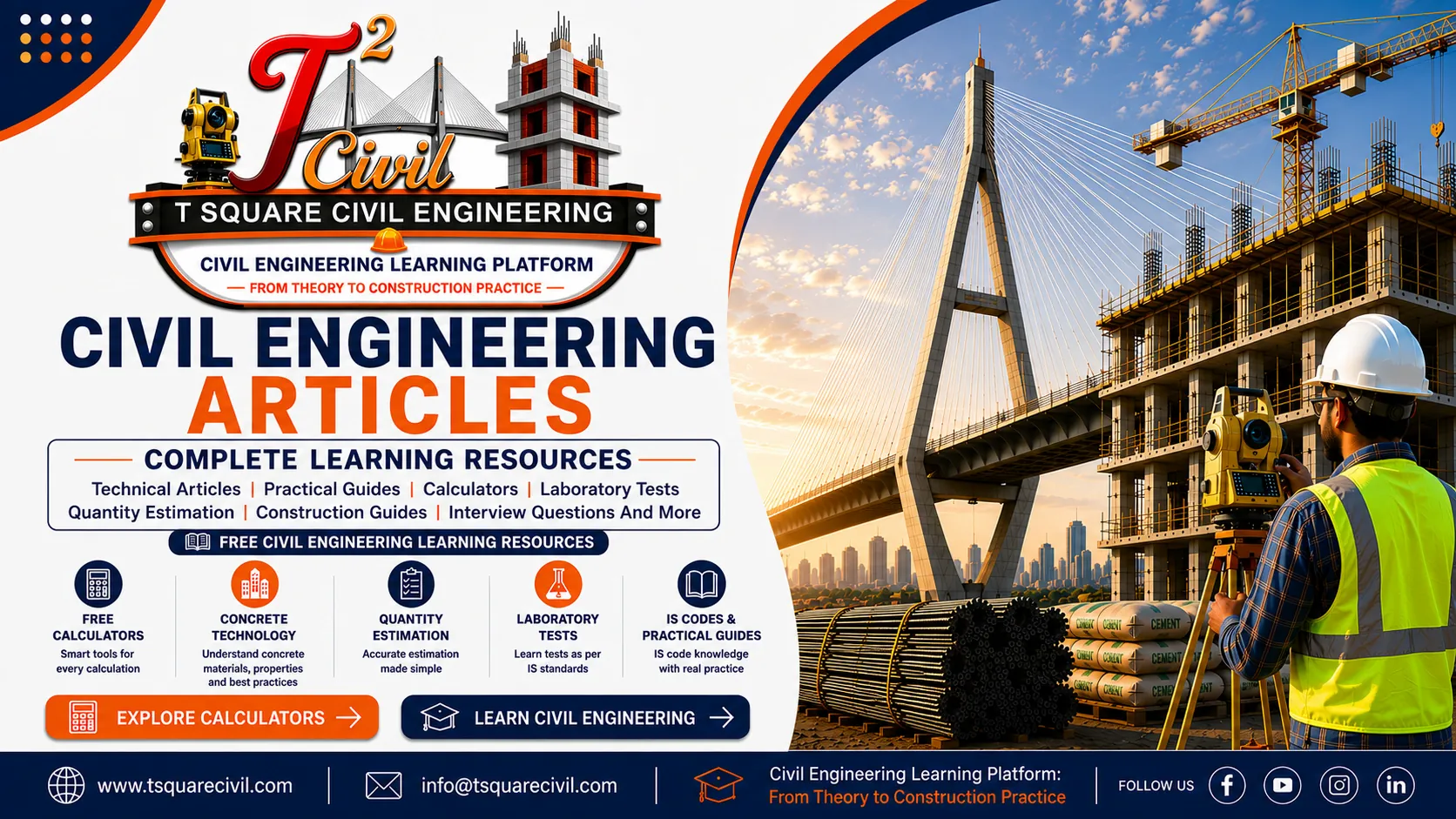 Civil Engineering Articles Complete Learning Resources by T Square Civil Engineering