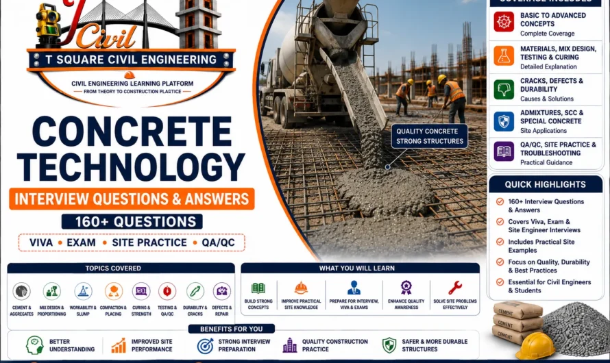 Concrete Technology Interview Questions and Answers