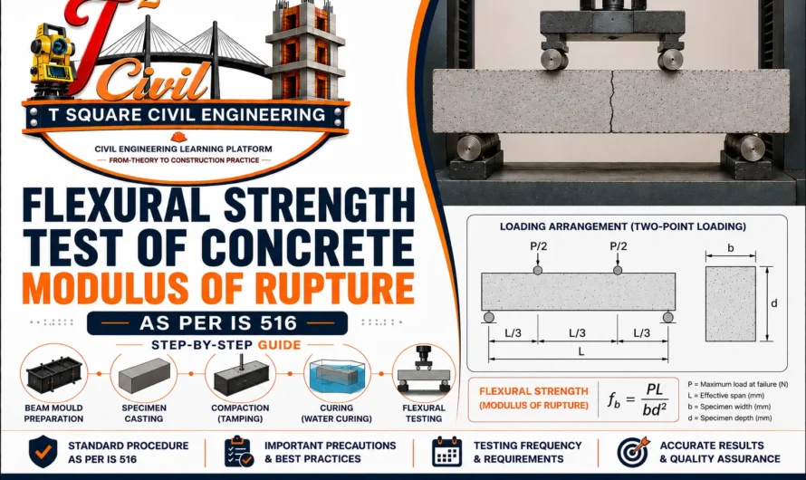 Flexural Strength Test of Concrete — Modulus of Rupture