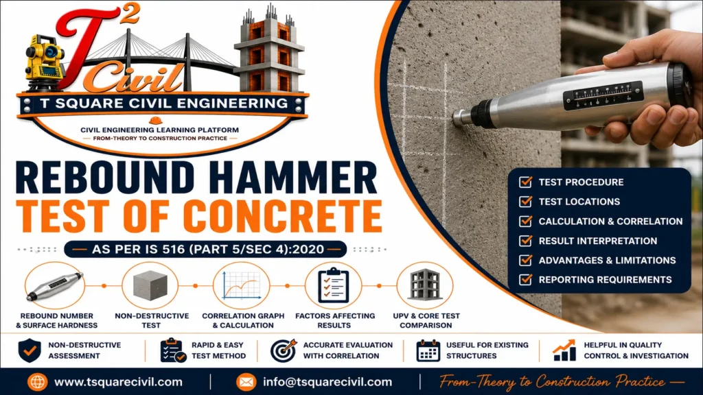Rebound Hammer Test of Concrete as per IS 516