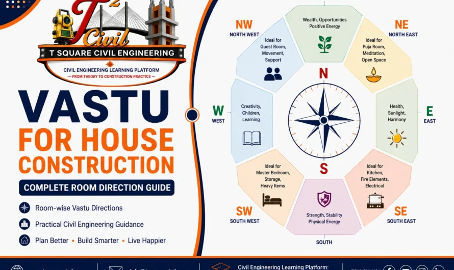 Vastu for House Construction: Complete Vastu Direction & Room Guide