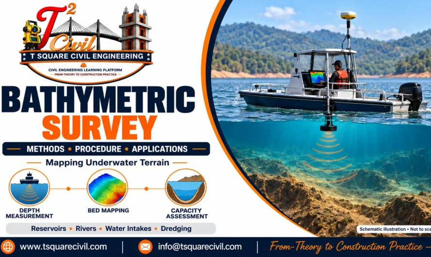 Bathymetric Survey: Meaning, Methods, Procedure and Civil Engineering Applications